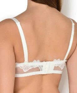 Soutien-gorge Bandeau Nacre Collection Précieux Diadème De La Marque De Lingerie De Luxe Lise Charmel.  -Sous Vêtement Soldes Magasin Soutien gorge bandeau bretelles amovibles Lise Charmel precieux diademe nacre ACG5632 NA 3