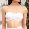 Soutien-gorge Bandeau Bretelles Amovibles Collection Stricto Sensuelle De Chez Antigel Par Lise Charmel Coloris Blanc. -Sous Vêtement Soldes Magasin Soutien gorge bandeau bretelles amovibles Stricto Sensuelle blanc Antigel de Lise Charmel ECH5617 BL fashion 1