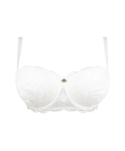 Soutien-gorge Grande Taille Bandeau à Bretelles Amovibles Grande Taille Collection Stricto Sensuelle De Chez Antigel Par Lise Charmel Coloris Blanc. -Sous Vêtement Soldes Magasin Soutien gorge bandeau bretelles amovibles grande taille Antigel de Lise Charmel Stricto Sensuelle blanc FCH5617 BL ps 10
