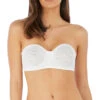 Soutien-gorge Bandeau En Dentelle Bretelles Amovibles Multi-positions Collection De Lingerie Permanente Wacoal Halo Lace, Coloris Ivoire. 2 Soutien-gorge Bandeau En Dentelle Bretelles Amovibles Multi-positions Collection De Lingerie Permanente Wacoal Halo Lace, Coloris Ivoire. -Sous Vêtement Soldes Magasin Soutien gorge bandeau en dentelle bretelles amovibles multi positions Wacoal Halo Lace noir ivoire ivory IVY WA854205 IVY 1