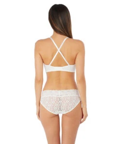 Soutien-gorge Bandeau En Dentelle Bretelles Amovibles Multi-positions Collection De Lingerie Permanente Wacoal Halo Lace, Coloris Ivoire. -Sous Vêtement Soldes Magasin Soutien gorge bandeau en dentelle bretelles amovibles multi positions Wacoal Halo Lace noir ivoire ivory IVY WA854205 IVY 6