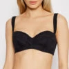 String Chantal Thomass De La Collection Encens'Moi Coloris Noir. -Sous Vêtement Soldes Magasin Soutien gorge bandeau mousse Noir Encens moi Chantal Thomass T00420 011 101