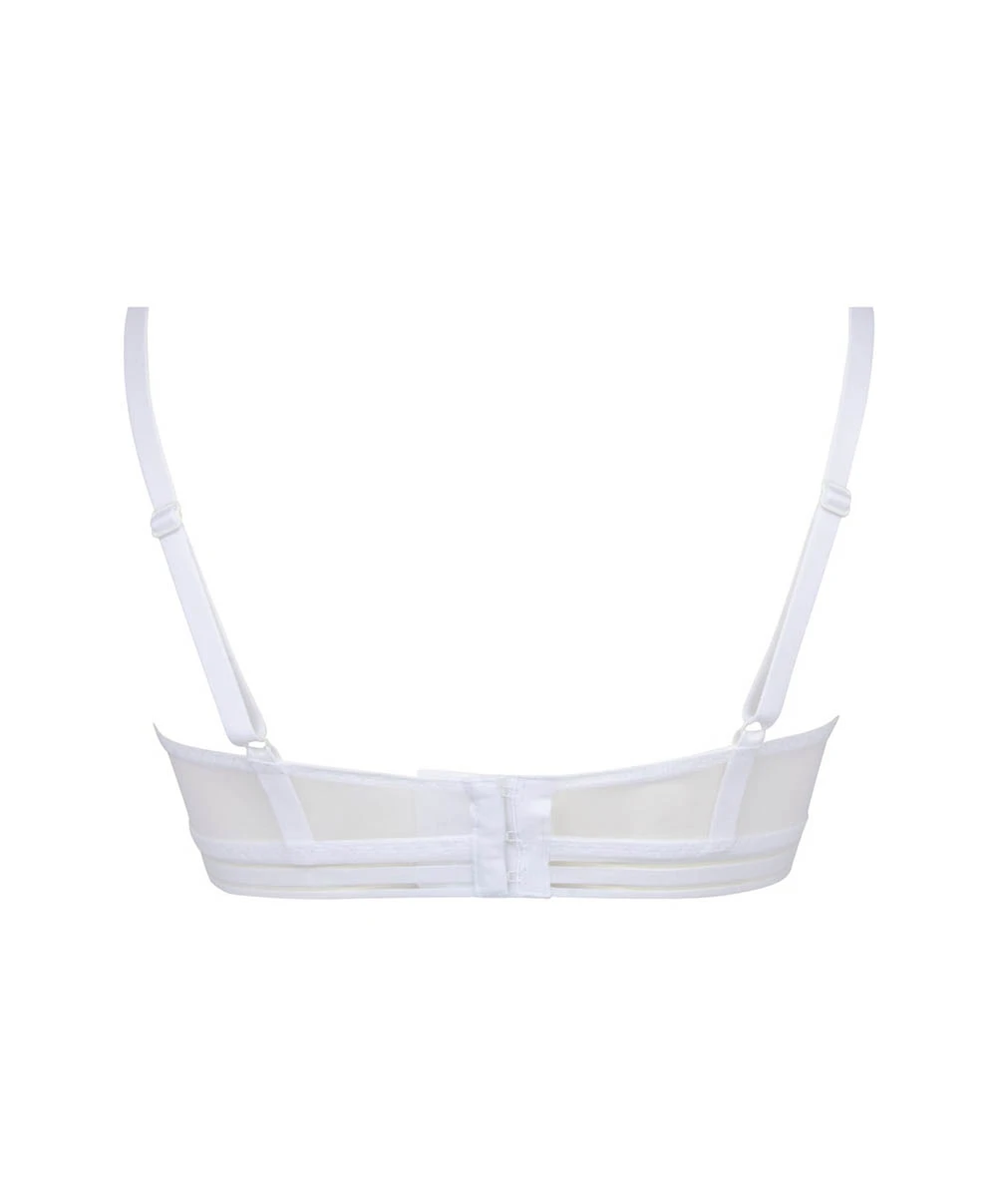 Soutien-gorge Bandeau Antigel De Lise Charmel De La Collection Sensualité Douceur Au Coloris Blanc. 5 Soutien-gorge Bandeau Antigel De Lise Charmel De La Collection Sensualité Douceur Au Coloris Blanc. – Image 3