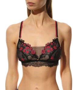 Soutien-gorge Bandeau Souple Collection L'amour En Liberté De La Maison De Lingerie Française Lise Charmel. -Sous Vêtement Soldes Magasin Soutien gorge bandeau souple Lise Charmel l amour en liberte fuchsia ACH5905 LF 101