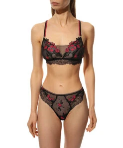 Soutien-gorge Bandeau Souple Collection L'amour En Liberté De La Maison De Lingerie Française Lise Charmel. -Sous Vêtement Soldes Magasin Soutien gorge bandeau souple Lise Charmel l amour en liberte fuchsia ACH5905 LF 103