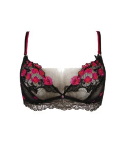 Soutien-gorge Bandeau Souple Collection L'amour En Liberté De La Maison De Lingerie Française Lise Charmel. -Sous Vêtement Soldes Magasin Soutien gorge bandeau souple Lise Charmel l amour en liberte fuchsia ACH5905 LF