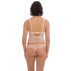 Soutien-gorge Bralette à Armatures Wacoal De La Collection Ravissant, Coloris Delicacy (=rose Pastel). -Sous Vêtement Soldes Magasin Soutien gorge brassiere bralette avec armatures Wacoal Ravissant delicacy rose poudre WE600512 DLY 5