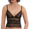 Soutien-gorge Bralette à Armatures Wacoal De La Collection Ravissant, Coloris Noir. 1 Soutien-gorge Bralette à Armatures Wacoal De La Collection Ravissant, Coloris Noir. -Sous Vêtement Soldes Magasin Soutien gorge brassiere bralette avec armatures Wacoal Ravissant noir noir WE600512 BLK 1