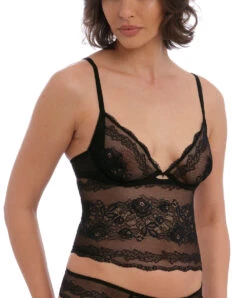 Soutien-gorge Bralette à Armatures Wacoal De La Collection Ravissant, Coloris Noir. -Sous Vêtement Soldes Magasin Soutien gorge brassiere bralette avec armatures Wacoal Ravissant noir noir WE600512 BLK 3