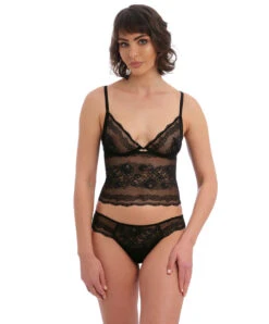 Soutien-gorge Bralette à Armatures Wacoal De La Collection Ravissant, Coloris Noir. -Sous Vêtement Soldes Magasin Soutien gorge brassiere bralette avec armatures Wacoal Ravissant noir noir WE600512 BLK 4