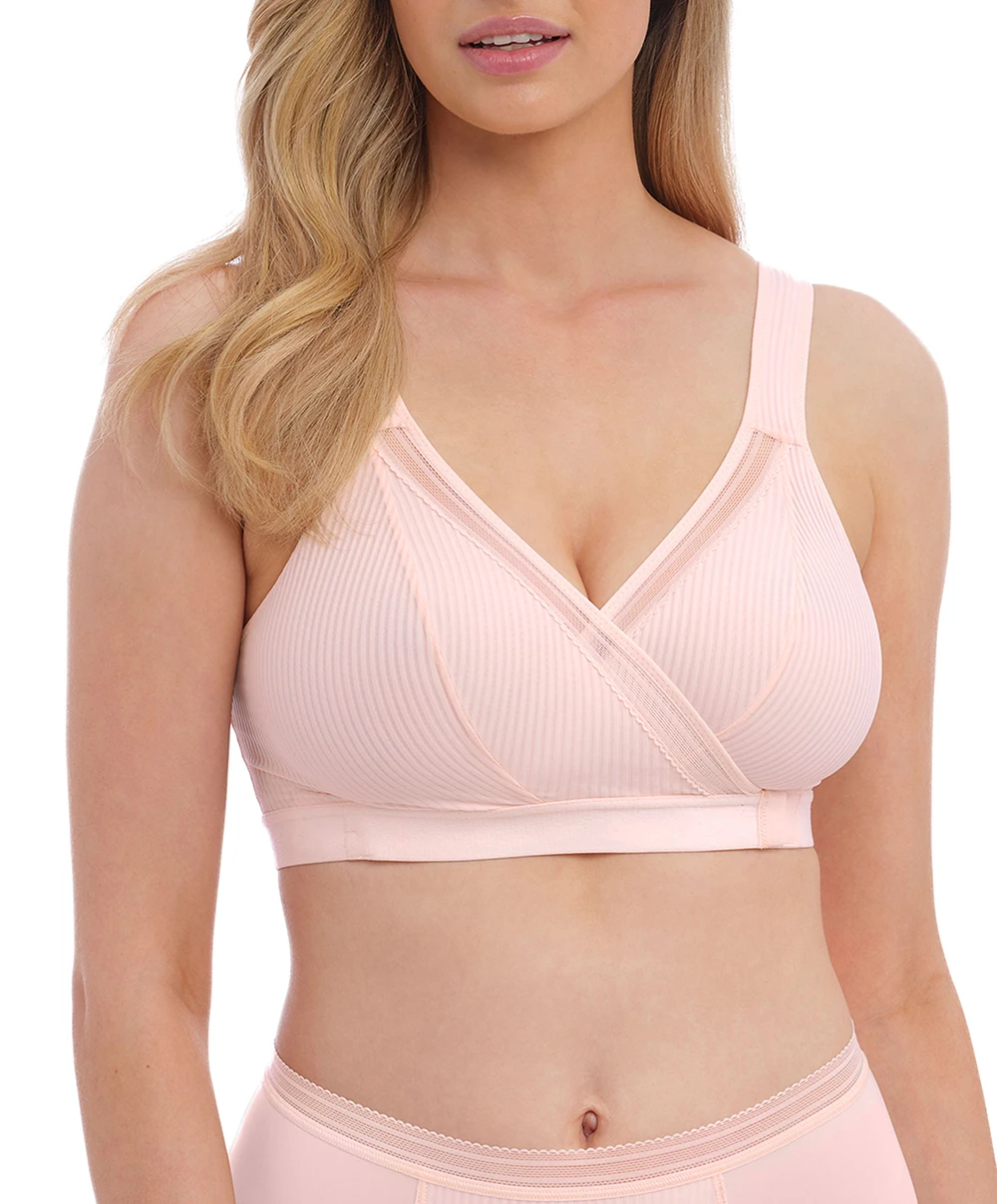 Soutien-gorge Brassière Bralette Sans Armatures Collection Fusion Coloris Blush (=rose Poudré) De Chez Fantasie Par La Maison De Lingerie Wacoal. 3 Soutien-gorge Brassière Bralette Sans Armatures Collection Fusion Coloris Blush (=rose Poudré) De Chez Fantasie Par La Maison De Lingerie Wacoal.