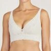 Soutien-gorge Brassière Confort Sans Armatures Bralette De La Collection Lingerie Permanente Rosessence Par Aubade Paris. -Sous Vêtement Soldes Magasin Soutien gorge brassiere confort sans armatures bralette Rosessence opale Aubade nacre HK10 02 OPAL 1 HK09 02 OPAL 12