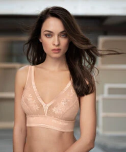 Soutien-gorge Brassière Sans Armatures Collection Net Effects De Chez Wacoal. -Sous Vêtement Soldes Magasin Soutien gorge brassiere sans armatures Wacoal Net Effects Rosedust peau rosee WA810340 253 fashion