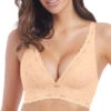 Soutien-gorge Brassière Dentelle Sans Armatures Collection De Lingerie Permanente Wacoal Halo Lace, Coloris Nude (=peau). -Sous Vêtement Soldes Magasin Soutien gorge brassiere sans armatures dentelle Wacoal Halo Lace nude chair WA811205 NUE 1