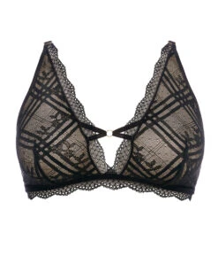 Soutien-gorge Brassière Sans Armatures En Dentelle Bralette Collection Permanente De Dessous Sexy Freya Fatale De La Maison Freya Lingerie, Coloris Noir.  -Sous Vêtement Soldes Magasin Soutien gorge brassiere sans armatures en dentelle bralette Freya Freya Fatale noir AA401417 NOR 50