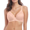 Soutien-gorge Armatures Couvrant Pour Un Effet Emboitant Rassurant, Collection Net Effects De Chez Wacoal. -Sous Vêtement Soldes Magasin Soutien gorge classique armatures Wacoal Net Effects Rosedust peau rosee WA851340 253