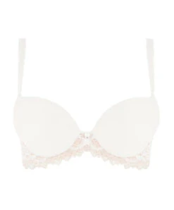 Soutien-gorge Coque Collection Lace Essentiel De Chez Wacoal. -Sous Vêtement Soldes Magasin Soutien gorge contour armatures lace essentiel Wacoal creme poudre WE136004 CRR packshot