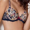 Soutien-gorge Coque Flowers Only De La Marque De Lingerie Française Antinéa -Sous Vêtement Soldes Magasin Soutien gorge coque Antinea de Lise Charmel flowers only libertie blue CCC8041
