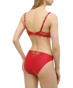 Soutien-gorge Coque Collection De Lingerie Permanente Dressing Floral De Chez Lise Charmel, Coloris Dressing Solaire (=rouge).  -Sous Vêtement Soldes Magasin Soutien gorge coque Lise Charmel Dressing Floral dressing solaire rouge ACC8588 DS 504