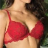 Soutien-gorge Coque Collection De Lingerie Permanente Dressing Floral De Chez Lise Charmel, Coloris Dressing Solaire (=rouge).  -Sous Vêtement Soldes Magasin Soutien gorge coque Lise Charmel Dressing Floral dressing solaire rouge ACC8588 DS fashion 1