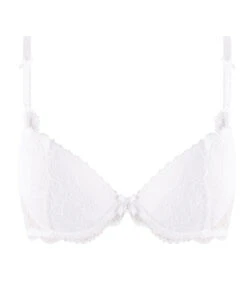 String Forme Tanga Collection De Lingerie Blanche Féérie Couture Par Lise Charmel. -Sous Vêtement Soldes Magasin Soutien gorge coque Lise Charmel Feerie Couture blanc ACH8574 BL 1001
