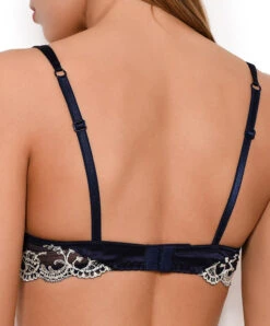 Soutien-gorge Coque Splendeur Soie De La Marque Lise Charmel -Sous Vêtement Soldes Magasin Soutien gorge coque Lise Charmel Splendeur Soie Bleu marine ACC8580 SM dos