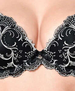 Soutien-gorge Coque -Sous Vêtement Soldes Magasin Soutien gorge coque Lise Charmel Splendeur Soie noir ACC8580 SN details