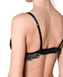 Soutien-gorge Coque -Sous Vêtement Soldes Magasin Soutien gorge coque Lise Charmel Splendeur Soie noir ACC8580 SN dos