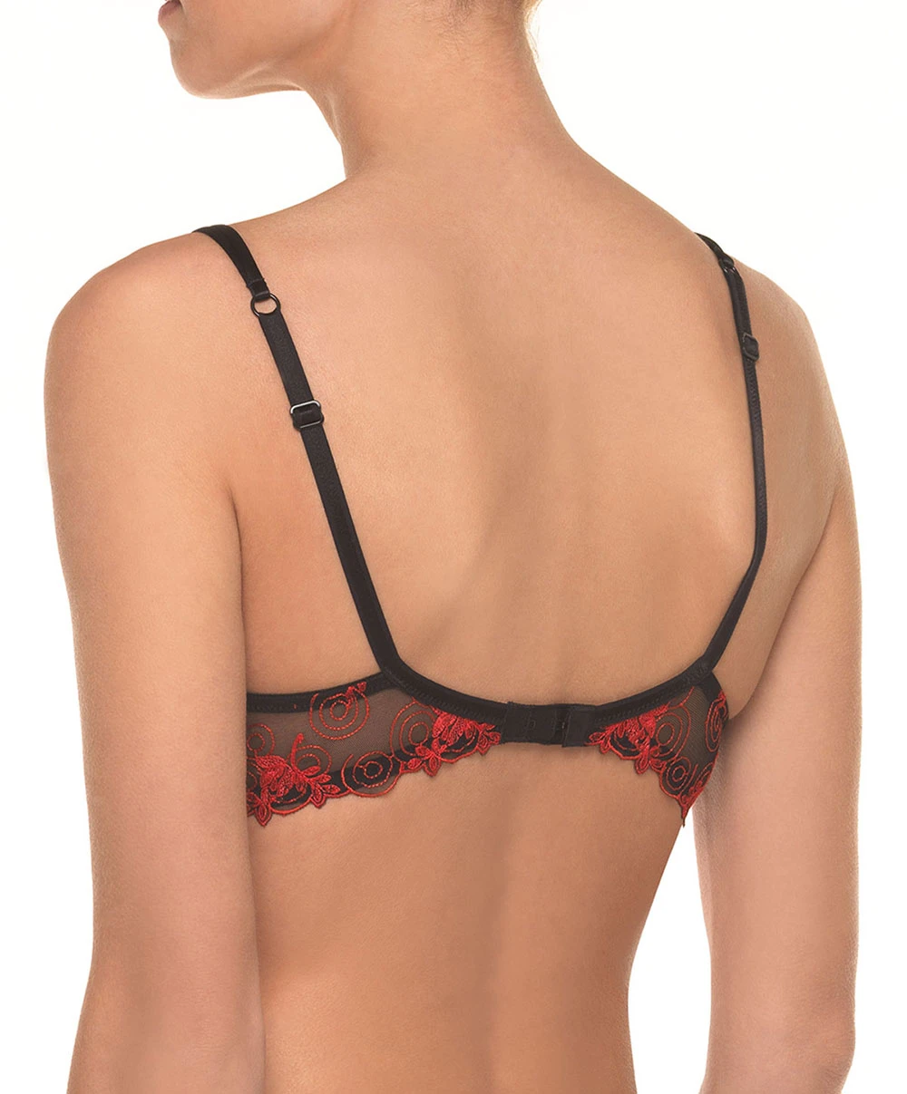 Soutien-gorge Coque De La Collection Baisers De Fleurs De La Marque De Lingerie Française Lise Charmel. 4 Soutien-gorge Coque De La Collection Baisers De Fleurs De La Marque De Lingerie Française Lise Charmel. – Image 2
