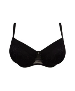 Soutien-gorge Coque Grande Taille Collection Deco Folies De La Marque De Lingerie Antigel Par Lise Charmel, Coloris Noir.