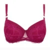 Soutien-gorge Coque Grande Taille Ligne Sublime En Dentelle De La Marque De Lingerie Française Lise Charmel, Coloris Fuchsia Sublime. -Sous Vêtement Soldes Magasin Soutien gorge coque grande taille lise charmel Sublime en dentelle fuchsia ACH3813 packshot 1