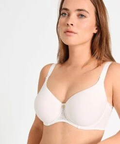 Soutien-gorge Coque Moulé Lisse Spacer De La Collection Lingerie Permanente Rosessence Par Aubade Paris. -Sous Vêtement Soldes Magasin Soutien gorge coque moule lisse spacer Rosessence opale Aubade nacre HK09 02 OPAL 12