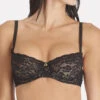 Soutien-gorge Corbeille De La Collection Lingerie Permanente Rosessence Par Aubade Paris. -Sous Vêtement Soldes Magasin Soutien gorge corbeille Aubade rosessence noir HK14