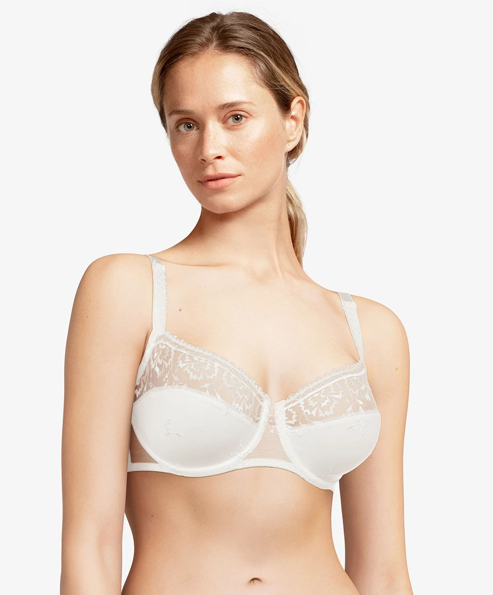 Soutien-gorge Corbeille Chantelle Lingerie De La Collection Every Curve Coloris Milk. 6 Soutien-gorge Corbeille Chantelle Lingerie De La Collection Every Curve Coloris Milk. – Image 4