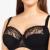 Soutien-gorge Corbeille  Chantelle Lingerie De La Collection Every Curve Coloris Noir.  -Sous Vêtement Soldes Magasin Soutien gorge corbeille Chantelle every curve noir C16B50 011