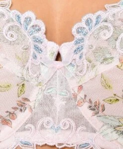 Soutien-gorge Corbeille De La Collection Dressing Effeuillage Par Lise Charmel. -Sous Vêtement Soldes Magasin Soutien gorge corbeille Lise Charmel Dressing Effeuillage eglantine rose poudre ACG3028 DE 4