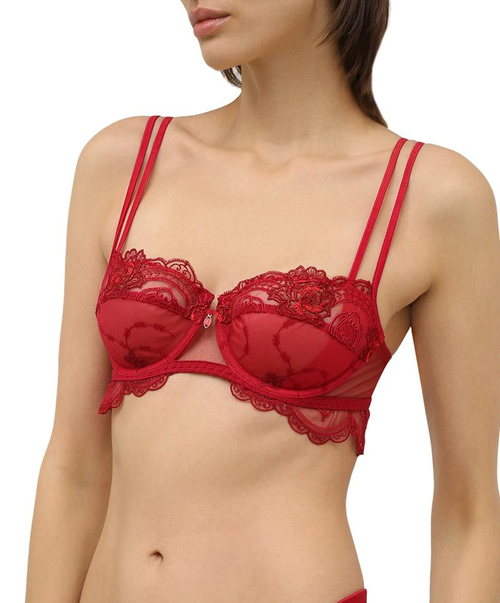 Soutien-gorge Corbeille Lise Charmel De La Collection Lingerie Rouge Tellement Glamour. 6 Soutien-gorge Corbeille Lise Charmel De La Collection Lingerie Rouge Tellement Glamour. – Image 4