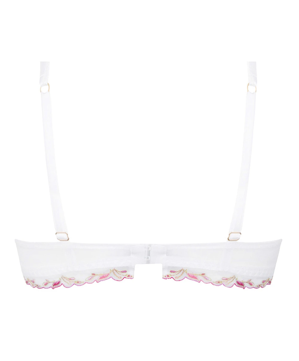 Soutien-gorge Corbeille à Fleurs De La Collection Été Frivole Coloris Blanc Fleuri De Chez Lise Charmel. 10 Soutien-gorge Corbeille à Fleurs De La Collection Été Frivole Coloris Blanc Fleuri De Chez Lise Charmel. – Image 8