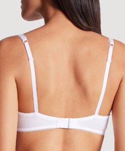 Soutien-gorge Corbeille Collection Lingerie Bahia & Moi De La Marque De Lingerie Aubade -Sous Vêtement Soldes Magasin Soutien gorge corbeille bahia et moi Aubade blanc PY14 Blanc 3