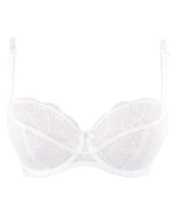 Soutien-gorge Corbeille Grande Taille Collection De Lingerie Blanche Féérie Couture Par Lise Charmel. -Sous Vêtement Soldes Magasin Soutien gorge corbeille grand taille Lise Charmel Feerie Couture blanc BCH2874 BL 1001