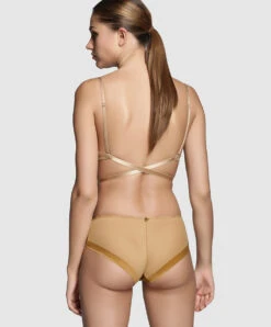 Culotte Invisible Mode Pure De Chez Lise Charmel En Maille Ultra-douce Pour Un Toucher Soie Très Agréable. -Sous Vêtement Soldes Magasin Soutien gorge dos nu Lise Charmel Mode pure chair Surfing ACA2119 SG ensemble dos