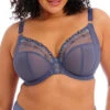 Soutien-gorge Grande Taille Décolleté Plongeant De La Collection Matilda Par Elomi, Coloris Denim Daisiy. 1 Soutien-gorge Grande Taille Décolleté Plongeant De La Collection Matilda Par Elomi, Coloris Denim Daisiy. -Sous Vêtement Soldes Magasin Soutien gorge grande taille armature plongeant Elomi Matilda bleu denim daisy EL8900 DNY 501