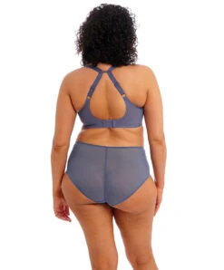 Soutien-gorge Grande Taille Décolleté Plongeant De La Collection Matilda Par Elomi, Coloris Denim Daisiy. -Sous Vêtement Soldes Magasin Soutien gorge grande taille armature plongeant Elomi Matilda bleu denim daisy EL8900 DNY 503