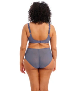Soutien-gorge Grande Taille Décolleté Plongeant De La Collection Matilda Par Elomi, Coloris Denim Daisiy. -Sous Vêtement Soldes Magasin Soutien gorge grande taille armature plongeant Elomi Matilda bleu denim daisy EL8900 DNY 504