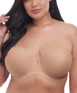 Soutien-gorge Grande Taille Bandeau Moulé Avec Armatures Invisible Elomi Collection Smooth, Coloris Sahara (=peau). 14 Soutien-gorge Grande Taille Bandeau Moulé Avec Armatures Invisible Elomi Collection Smooth, Coloris Sahara (=peau). -Sous Vêtement Soldes Magasin Soutien gorge grande taille bandeau moule avec armatures Elomi Smooth sahara Chair EL4300 SAH 1