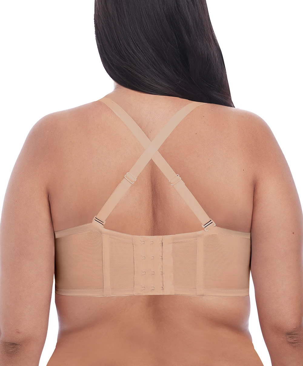 Soutien-gorge Grande Taille Bandeau Moulé Avec Armatures Invisible Elomi Collection Smooth, Coloris Sahara (=peau). 11 Soutien-gorge Grande Taille Bandeau Moulé Avec Armatures Invisible Elomi Collection Smooth, Coloris Sahara (=peau). – Image 9