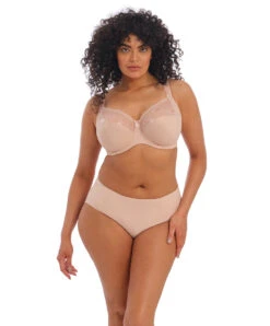 Soutien-gorge Emboitant Grande Taille à Armatures Elomi Collection Morgan, Coloris Sahara (=sable). -Sous Vêtement Soldes Magasin Soutien gorge grande taille couvrant armature Elomi Morgan sahara Chair EL4111 SAH 3