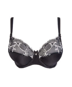 Soutien-gorge Grande Taille En Soie Collection Splendeur Soie De La Marque Lise Charmel Coloris Noir. -Sous Vêtement Soldes Magasin Soutien gorge grande taille en soie Lise Charmel Splendeur Soie noir ACC6180 SN 1001