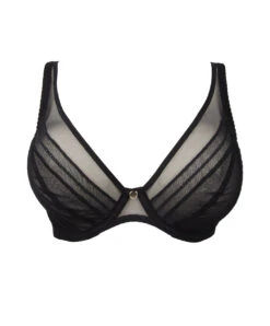 Soutien-gorge Grande Taille Emboitant Soir Adrénaline De La Marque De Lingerie Antigel Par Lise Charmel. -Sous Vêtement Soldes Magasin Soutien gorge grande taille sexy triangle Antigel de Lise Charmel Soir Adrenaline noir FCG6795 NO 10