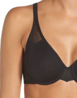 Soutien-gorge Lisse Moulé à Armatures Coloris Noir Collection Body By De Chez Wacoal. -Sous Vêtement Soldes Magasin Soutien gorge lisse contour a armatures Wacoal Body by Wacoal black noir WA065115 BLK 4